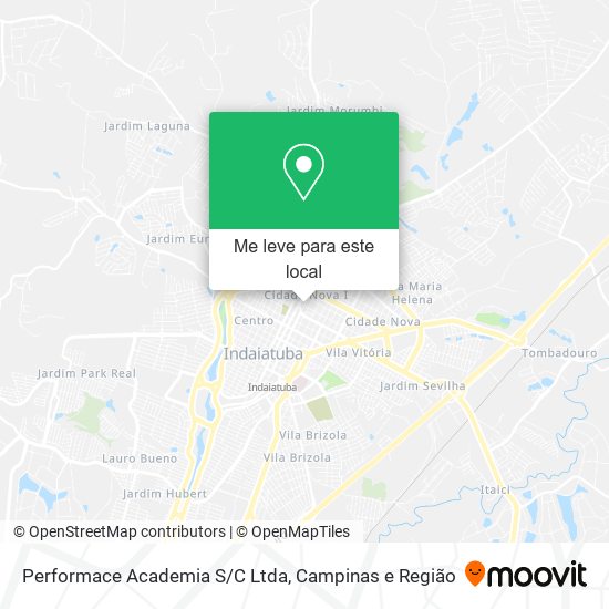 Performace Academia S/C Ltda mapa