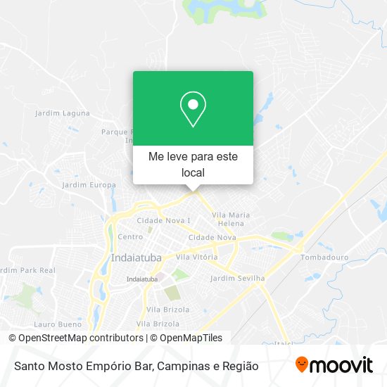 Santo Mosto Empório Bar mapa