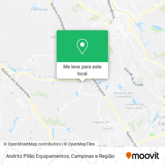 Andritz Pilão Equipamentos mapa