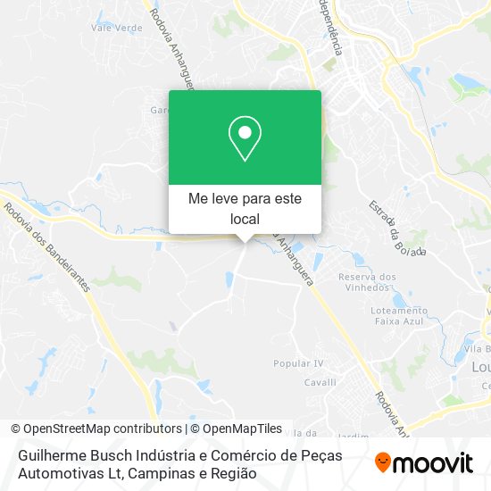 Guilherme Busch Indústria e Comércio de Peças Automotivas Lt mapa