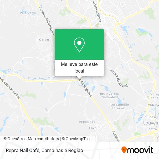 Repra Nail Café mapa