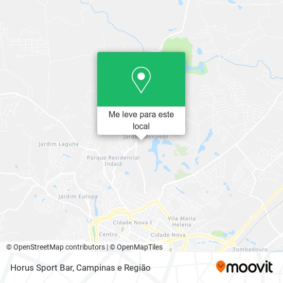 Horus Sport Bar mapa