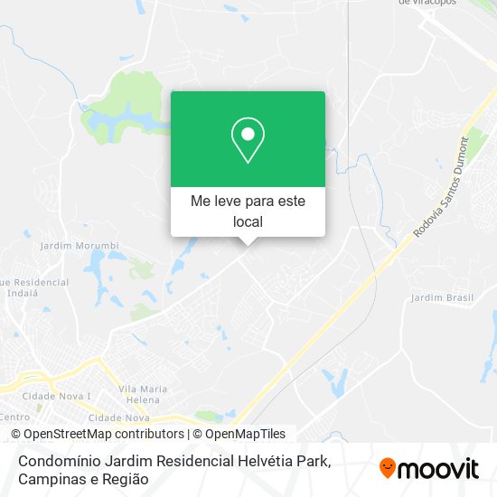 Condomínio Jardim Residencial Helvétia Park mapa