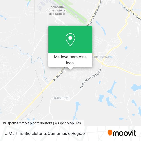 J Martins Bicicletaria mapa