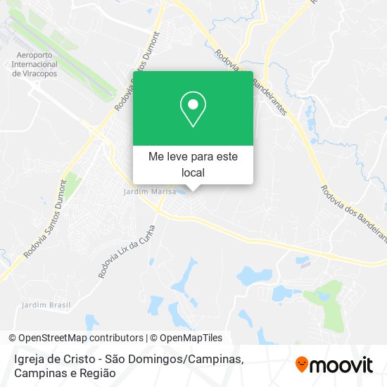 Igreja de Cristo - São Domingos / Campinas mapa