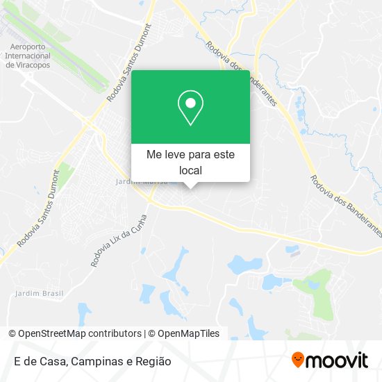 E de Casa mapa