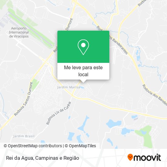 Rei da Agua mapa