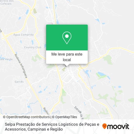 Selpa Prestação de Serviços Logisticos de Peças e Acessorios mapa