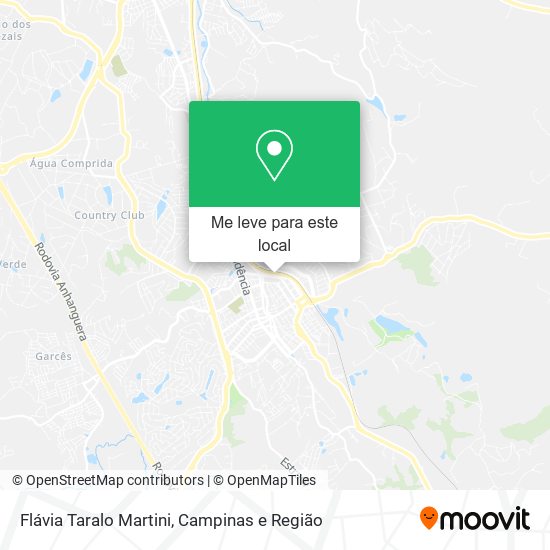 Flávia Taralo Martini mapa