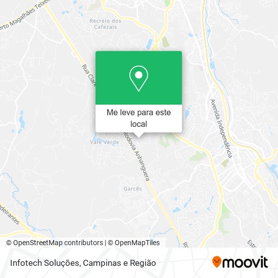 Infotech Soluções mapa