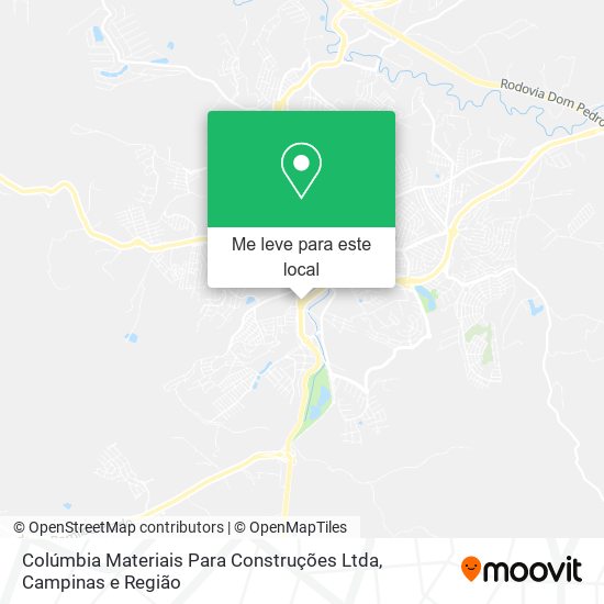 Colúmbia Materiais Para Construções Ltda mapa