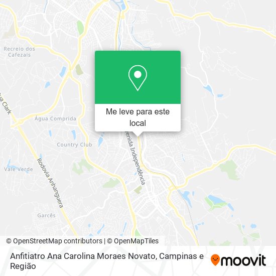 Anfitiatro Ana Carolina Moraes Novato mapa