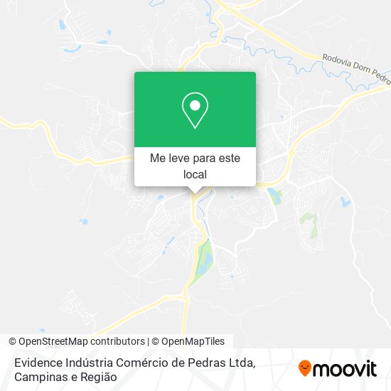 Evidence Indústria Comércio de Pedras Ltda mapa