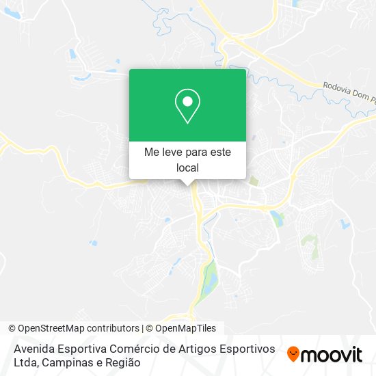 Avenida Esportiva Comércio de Artigos Esportivos Ltda mapa