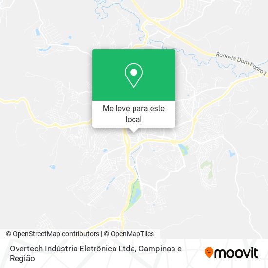 Overtech Indústria Eletrônica Ltda mapa