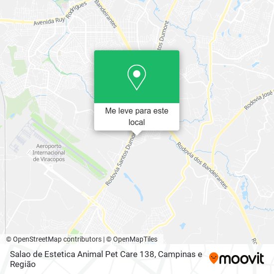 Salao de Estetica Animal Pet Care 138 mapa