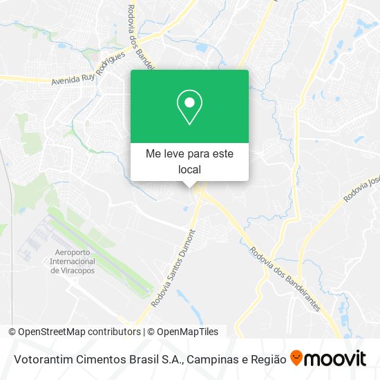Votorantim Cimentos Brasil S.A. mapa