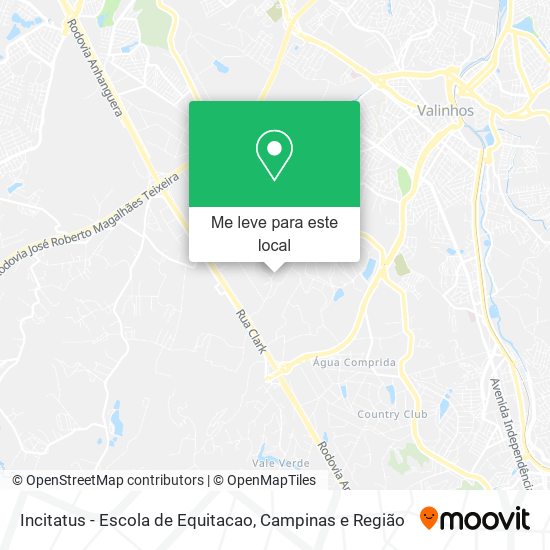 Incitatus - Escola de Equitacao mapa