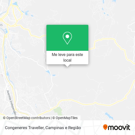 Congeneres Traveller mapa