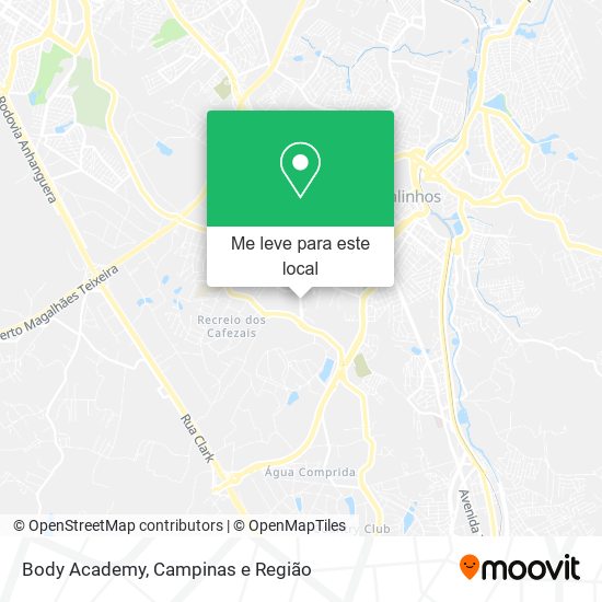 Body Academy mapa