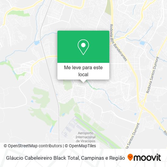 Gláucio Cabeleireiro Black Total mapa
