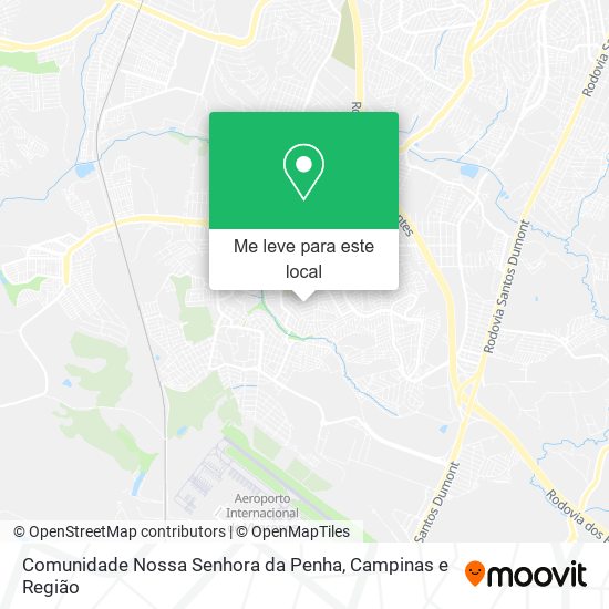 Comunidade Nossa Senhora da Penha mapa