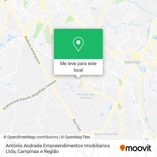 Antônio Andrade Empreendimentos Imobiliarios Ltda mapa