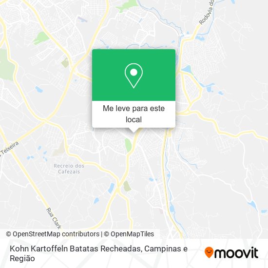 Kohn Kartoffeln Batatas Recheadas mapa