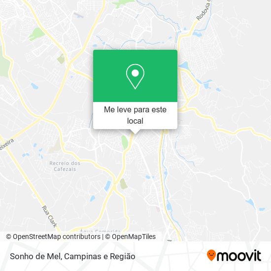 Sonho de Mel mapa