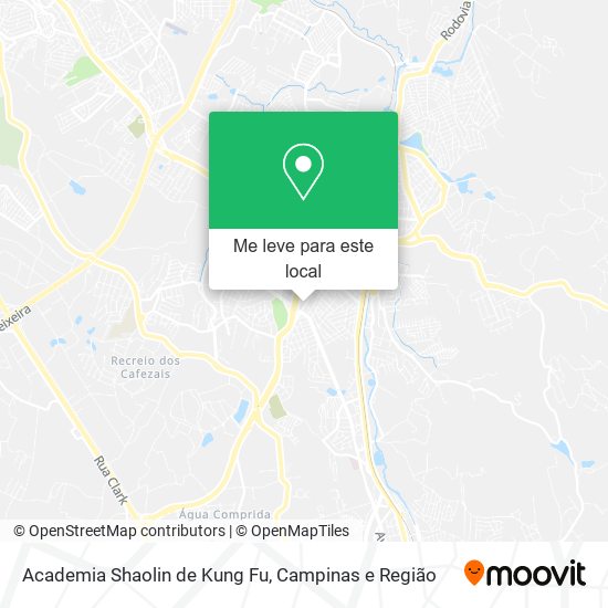 Academia Shaolin de Kung Fu mapa