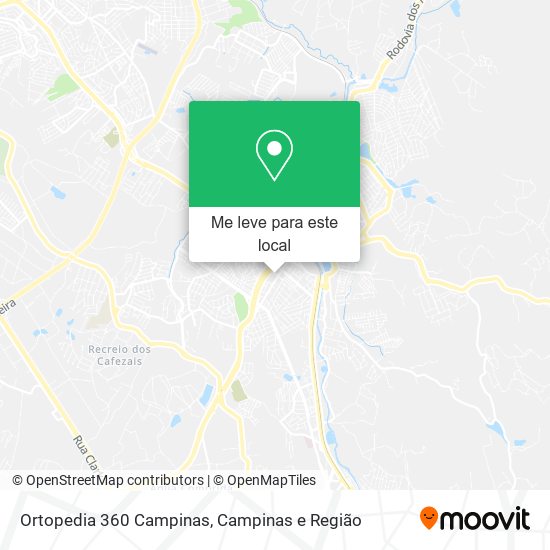 Ortopedia 360 Campinas mapa