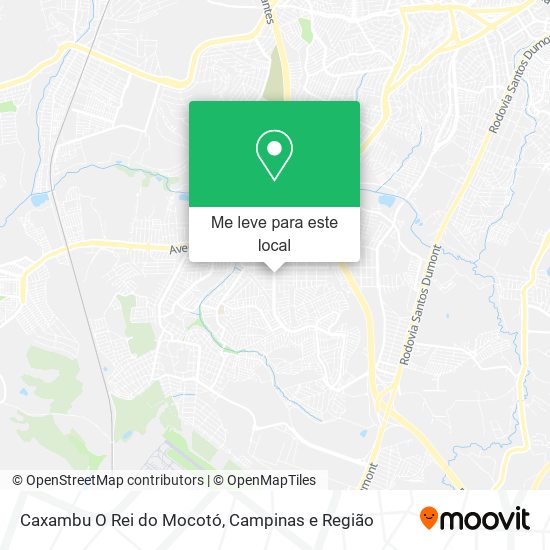 Caxambu O Rei do Mocotó mapa