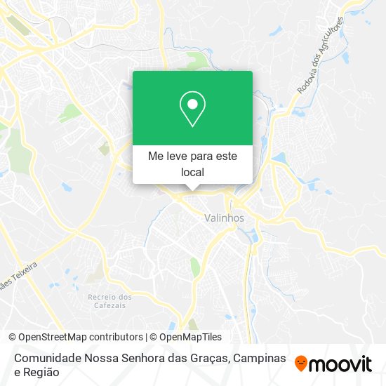 Comunidade Nossa Senhora das Graças mapa