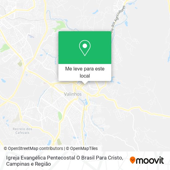 Igreja Evangélica Pentecostal O Brasil Para Cristo mapa