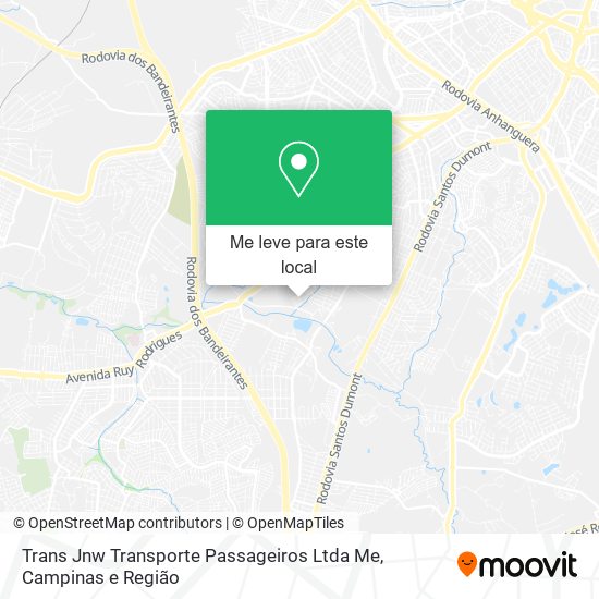 Trans Jnw Transporte Passageiros Ltda Me mapa