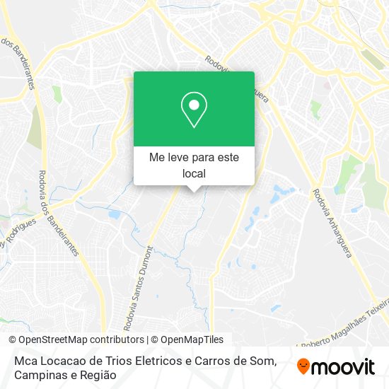 Mca Locacao de Trios Eletricos e Carros de Som mapa