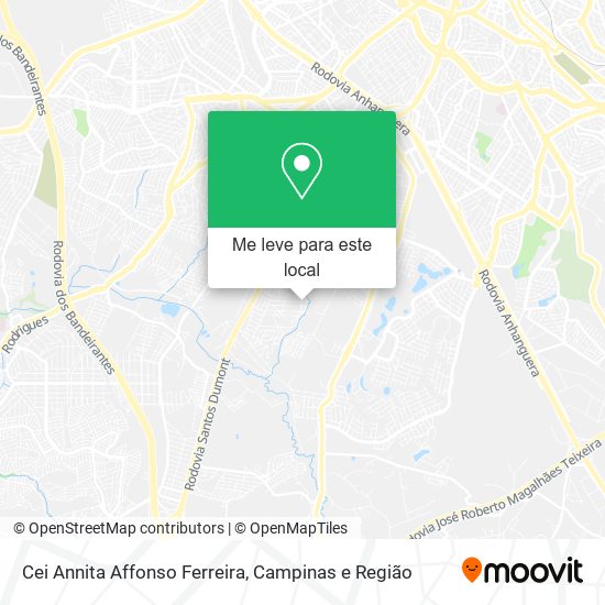 Cei Annita Affonso Ferreira mapa