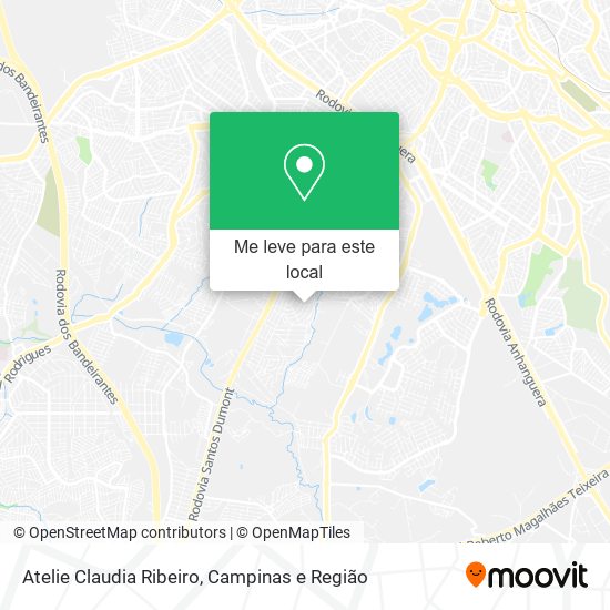 Atelie Claudia Ribeiro mapa