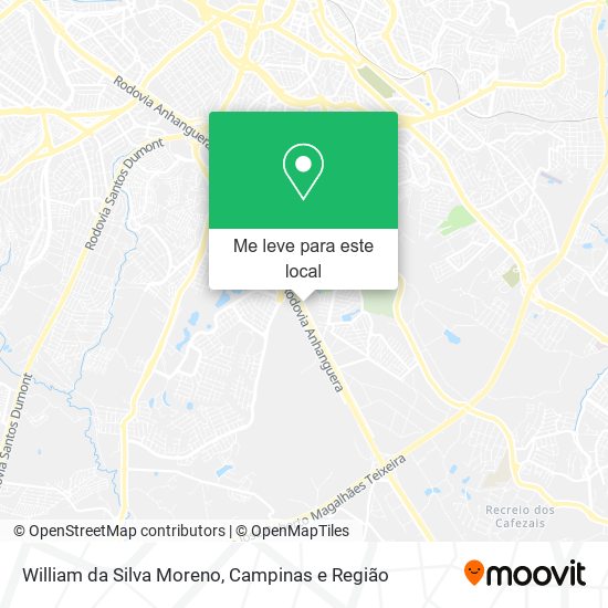 William da Silva Moreno mapa