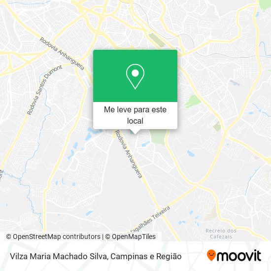 Vilza Maria Machado Silva mapa