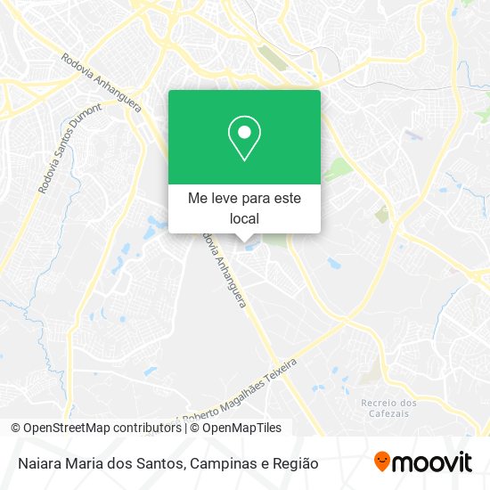 Naiara Maria dos Santos mapa