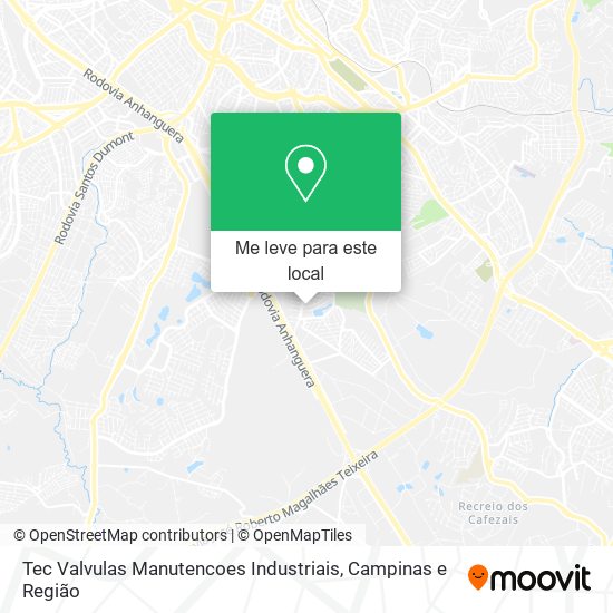 Tec Valvulas Manutencoes Industriais mapa