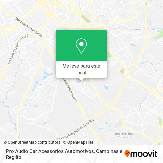 Pro Audio Car Acessorios Automotivos mapa