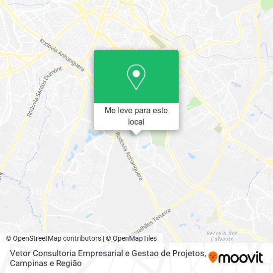 Vetor Consultoria Empresarial e Gestao de Projetos mapa