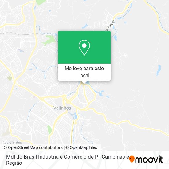 Mdl do Brasil Indústria e Comércio de Pl mapa