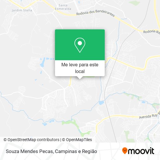 Souza Mendes Pecas mapa