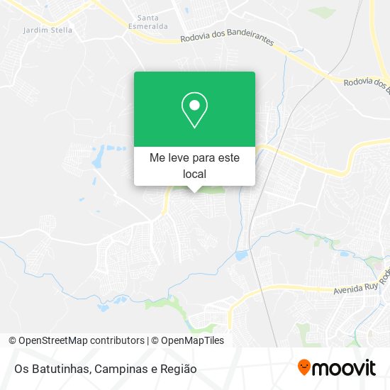 Os Batutinhas mapa