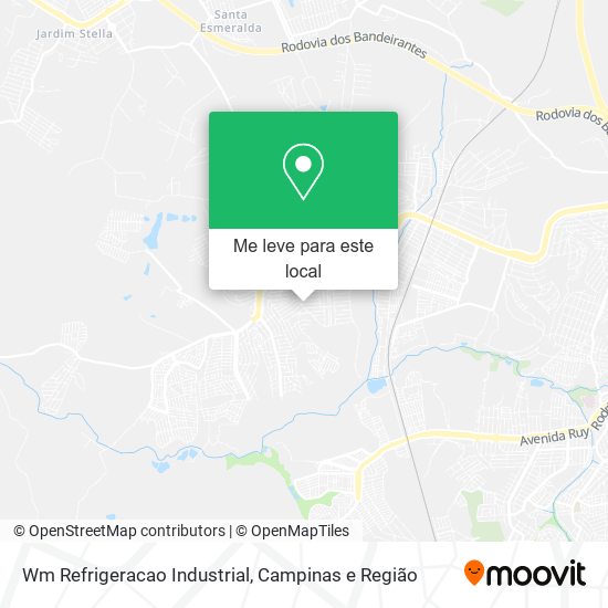 Wm Refrigeracao Industrial mapa