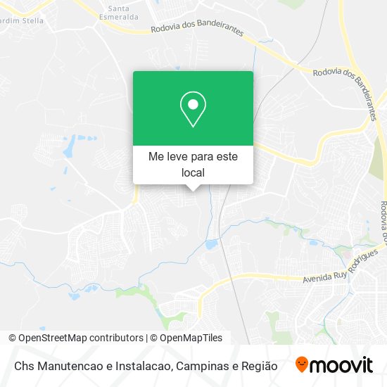 Chs Manutencao e Instalacao mapa