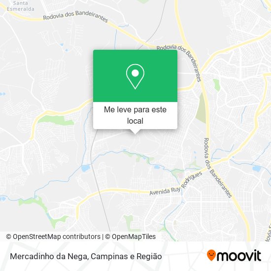 Mercadinho da Nega mapa